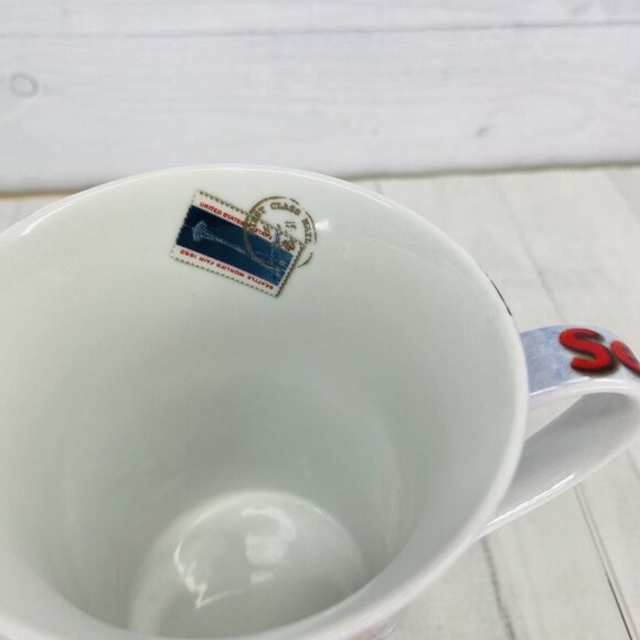 1981 The Postcard Factory I LOVE SEATTLE I LOVE SPACE NOODLE Graphic Mug Cup - Picture 7 of 12